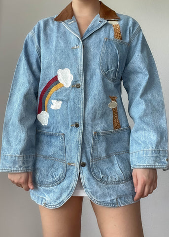80’s Noah’s Ark Denim Jacket (S)