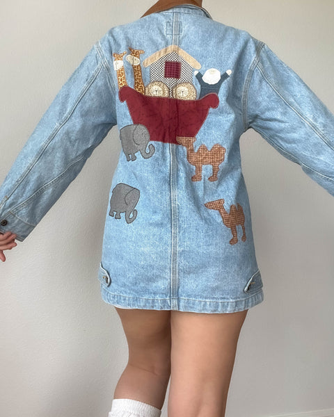 80’s Noah’s Ark Denim Jacket (S)