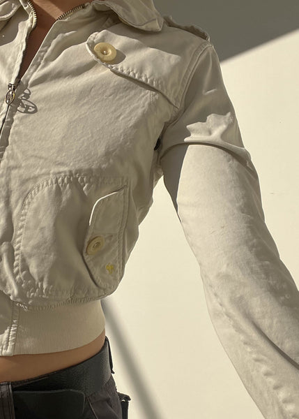 Y2k Cream Abercrombie Jacket (S/M)