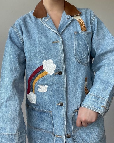 80’s Noah’s Ark Denim Jacket (S)