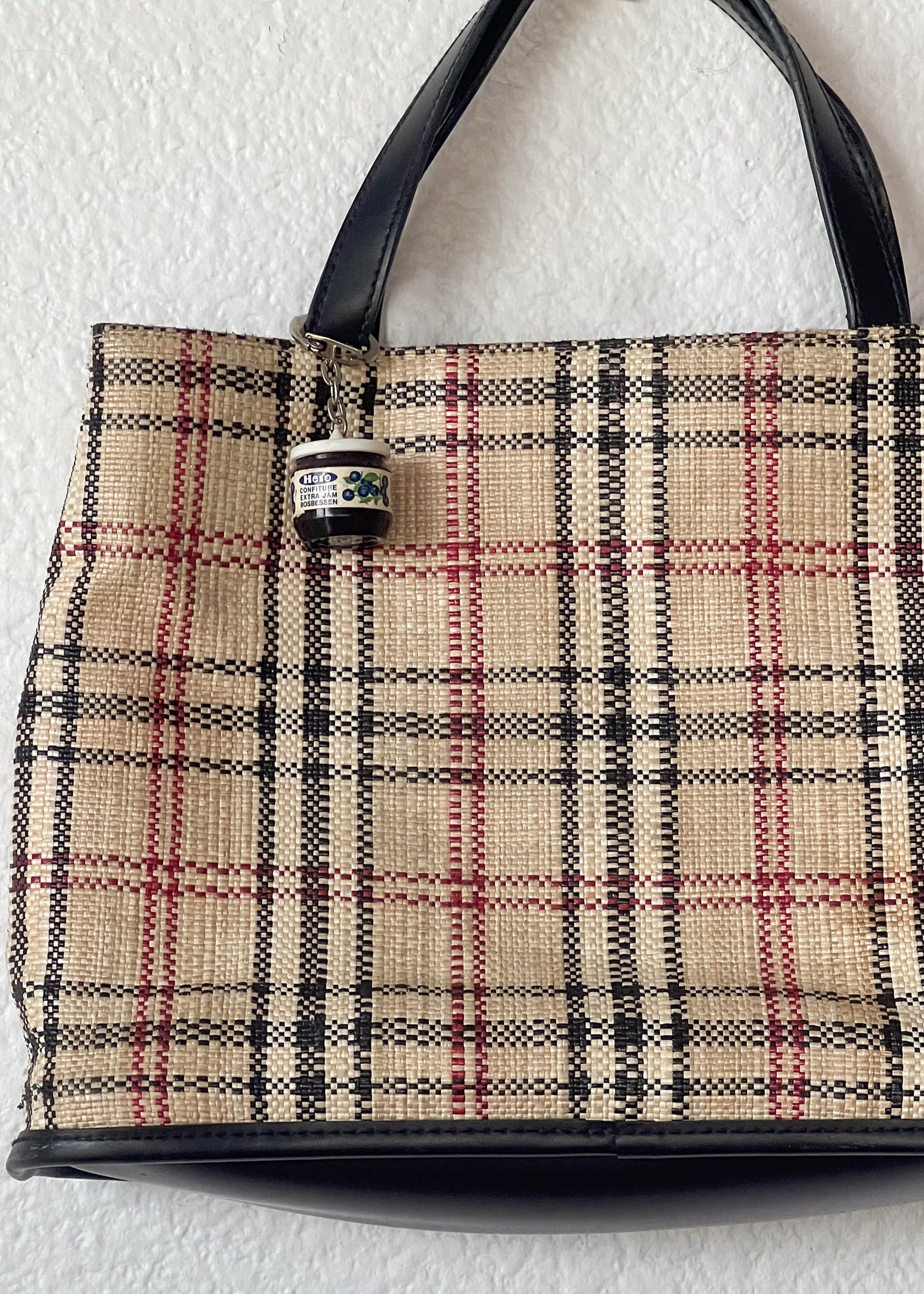 Y2k Plaid Purse w/&nbsp; 60’s Jam Charm