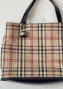 Y2k Plaid Purse w/&nbsp; 60’s Jam Charm