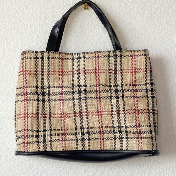 Y2k Plaid Purse w/&nbsp; 60’s Jam Charm