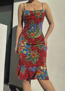 Havana 90’s Floral Print Dress (S-M)