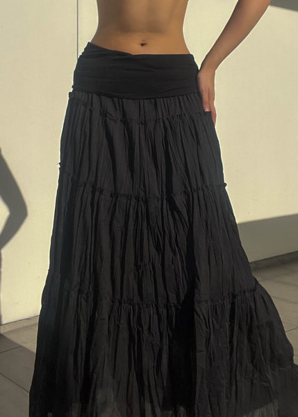 Carianne Y2k Black Maxi (S)