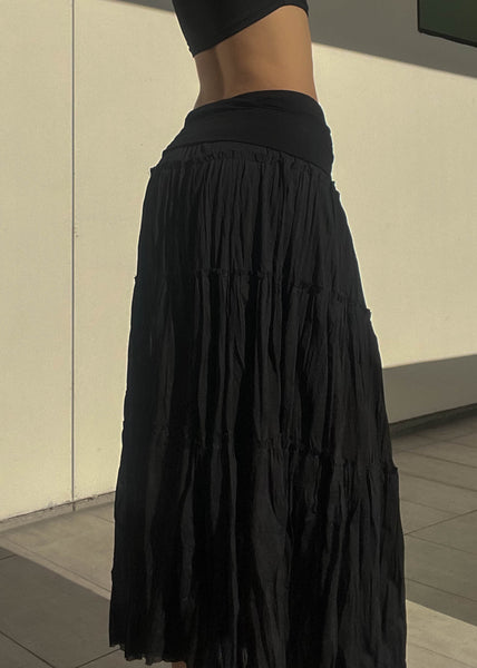 Carianne Y2k Black Maxi (S)