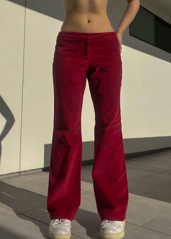 Cherry Red Flared Cords (M)