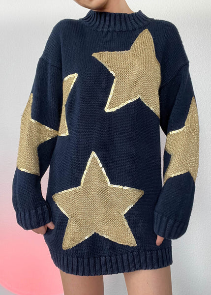 90's Star Sweater Dress (S)