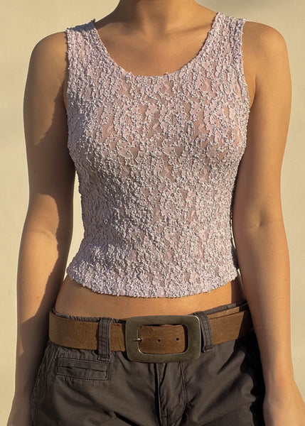 90's Lavender Lace Tank (S)