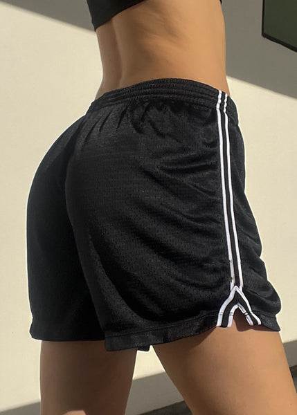 Black & White Athletic Shorts (M)