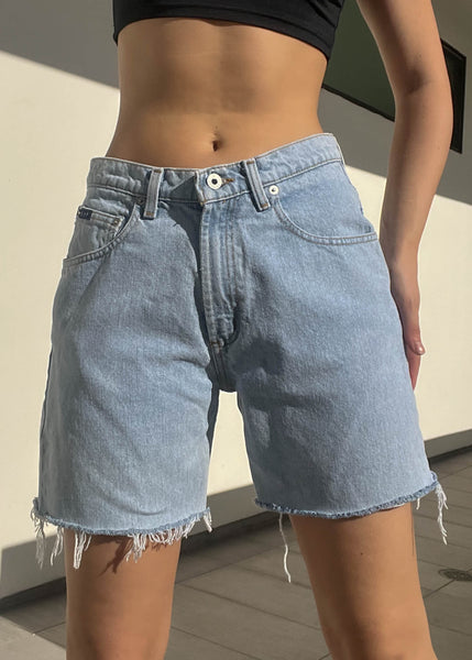 90's Light Wash Jorts (M)