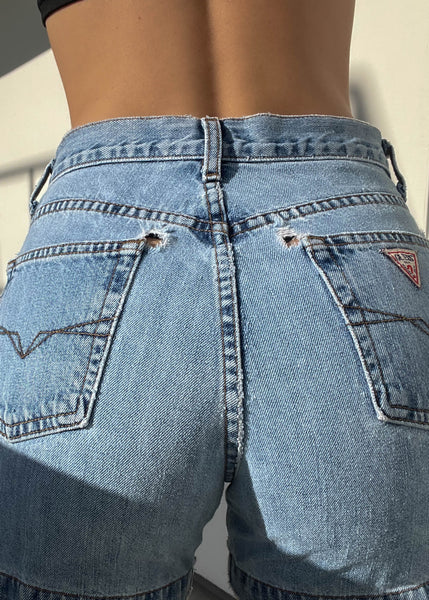 90’s Guess Denim Shorts (25-26”)
