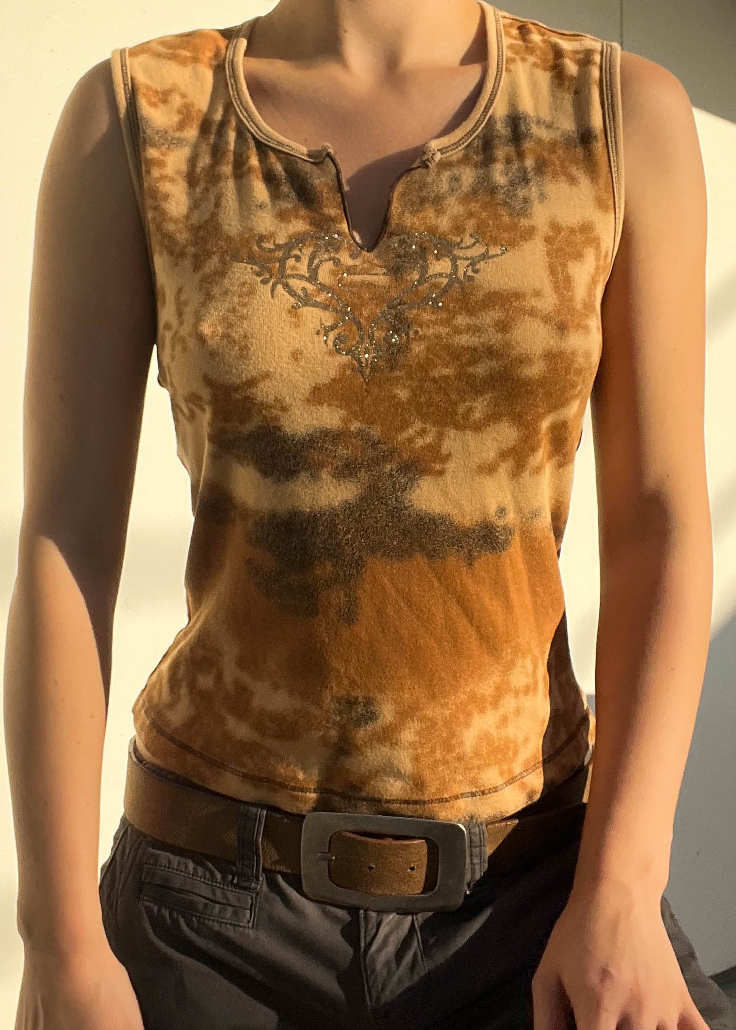 Emery Glitter Harley Tank (S)