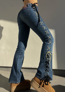 Zana Di Lace Up Jeans (S)
