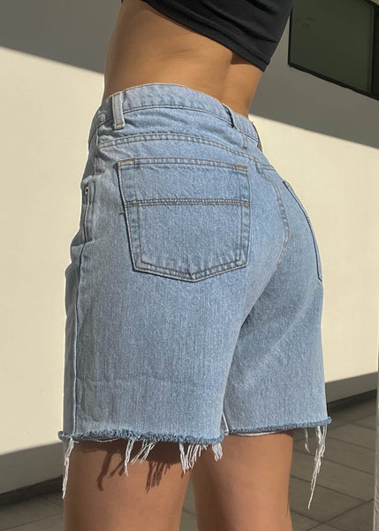 90's Light Wash Jorts (M)