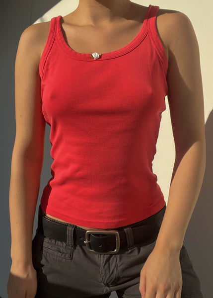 Kendra Y2k Rosebud Tank (S)