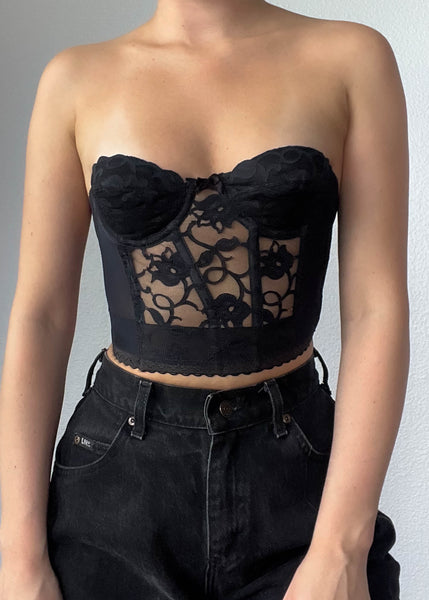 90's Victoria's Secret Bustier Top (XS)