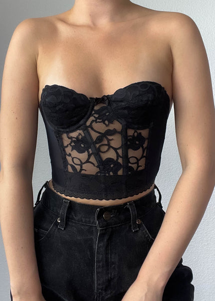 90's Victoria's Secret Bustier Top (XS)