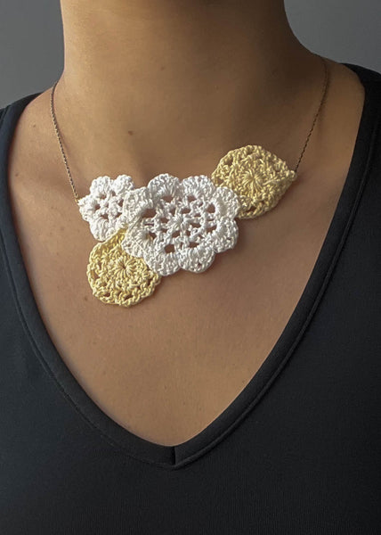 Pastel Crochet Necklace