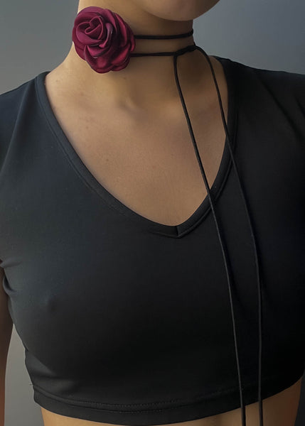 Rose Tie Choker