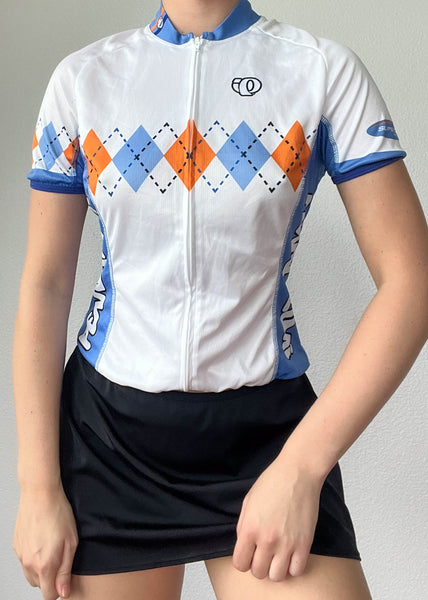 Y2k Argyle Cyclist Jersey (S)