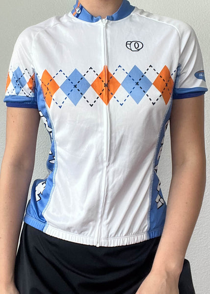 Y2k Argyle Cyclist Jersey (S)