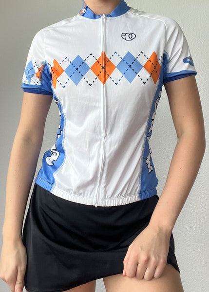 Y2k Argyle Cyclist Jersey (S)