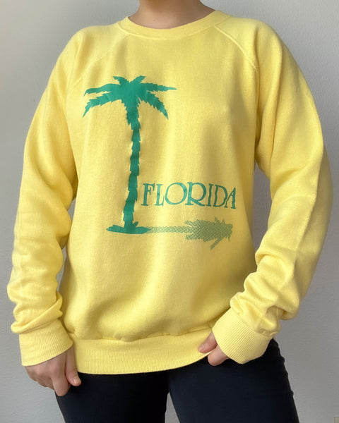 80's Palm Tree Crewneck (L)