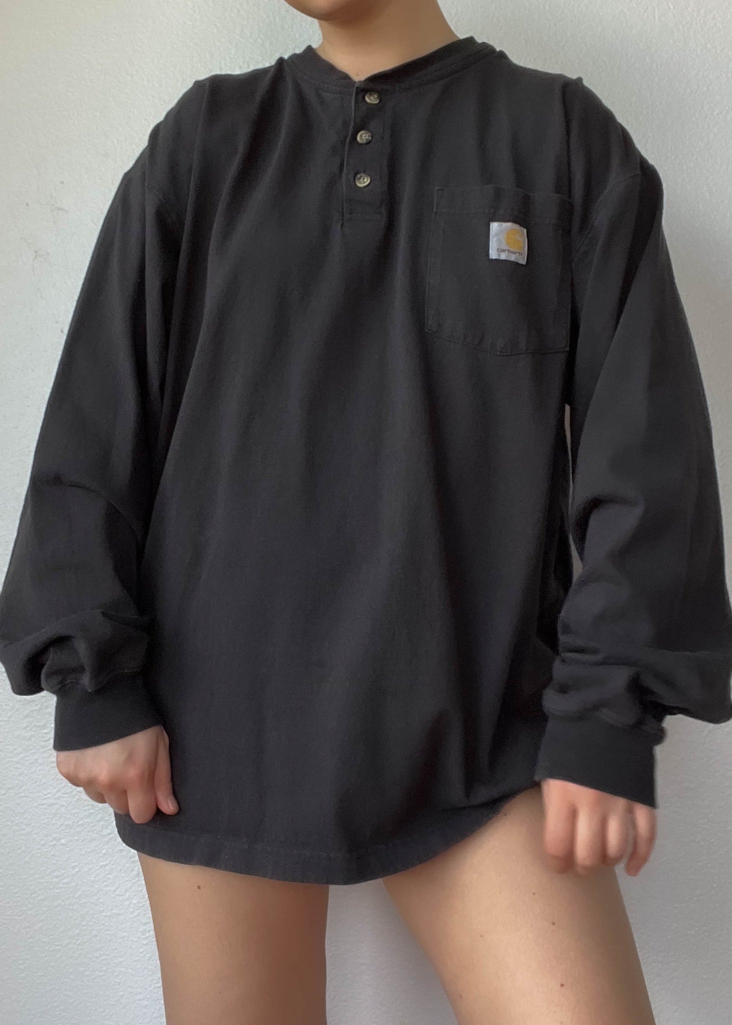 Black Carhartt Henley (men’s L)