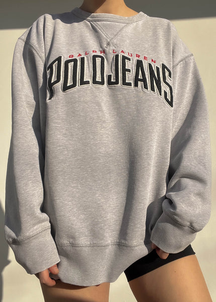 90's Polo Jeans Co. Crew (L-XL)