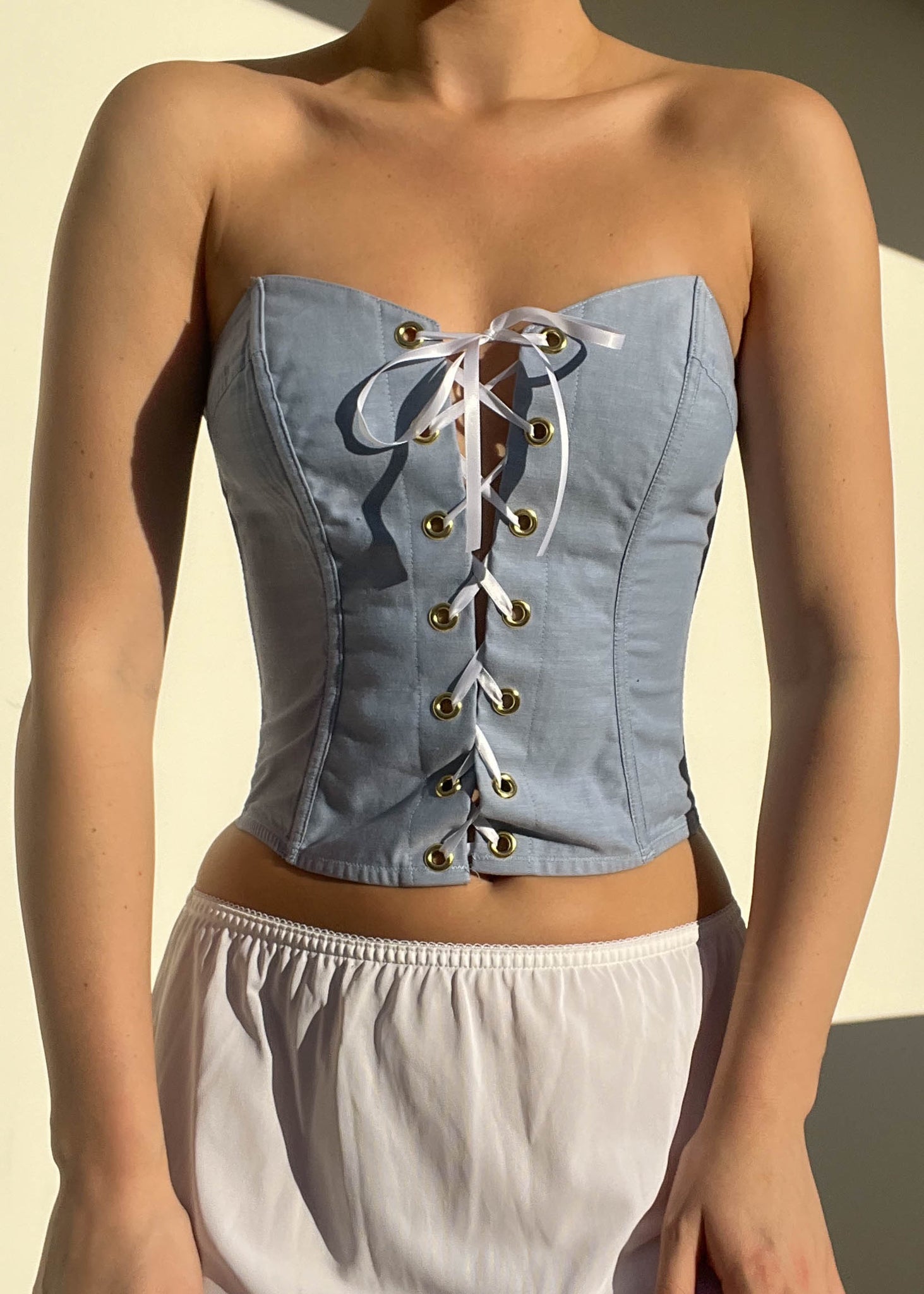 VS Blue Corset Top (S)