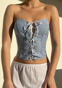 VS Blue Corset Top (S)