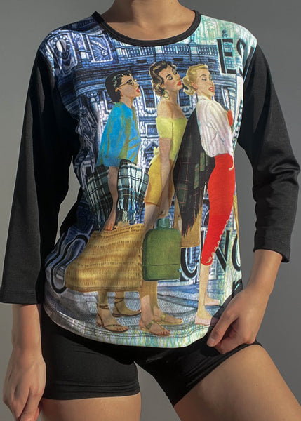 90's Trio Graphic Top (S-M)