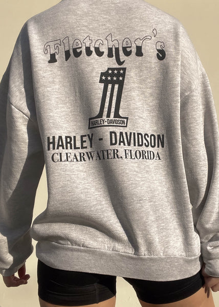 90's Harley Crewneck (M-L)
