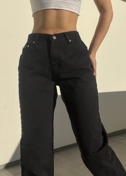 90’s Lee Black High Waisted Jeans (27”)