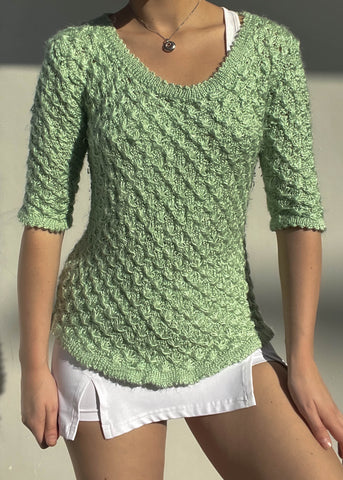80's Mint Green Knit (S)