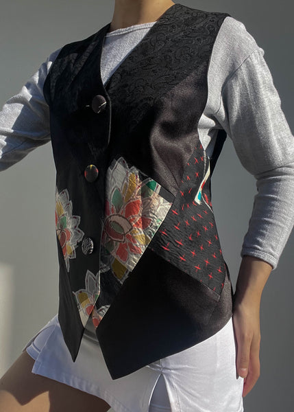 80's Patchwork Vest (M-L)