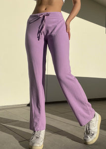 Y2k Purple Lounge Pants (S)