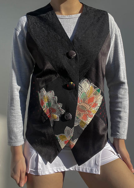 80's Patchwork Vest (M-L)