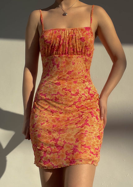 Michelle Floral Mini Dress (S)