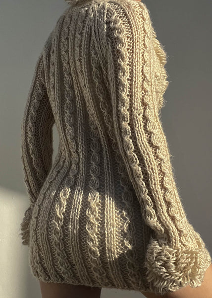Kiara Beige Cardigan (M)