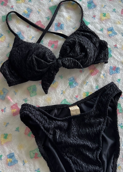 90's Black Bikini (S)