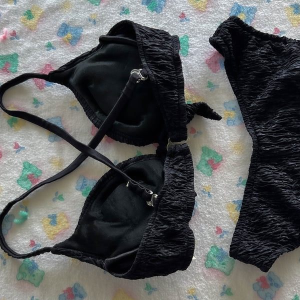 90's Black Bikini (S)