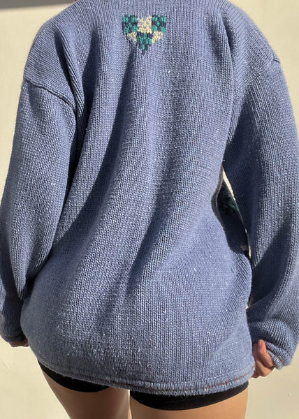 Teddy Button Cardigan (M-L)