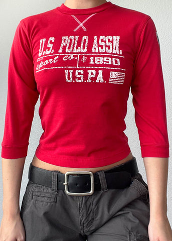 Polo Assn. Graphic 3/4 Sleeve (XS)
