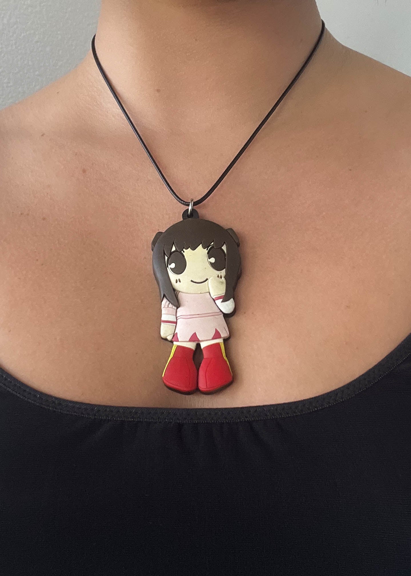 Y2k Cartoon Girl Necklace