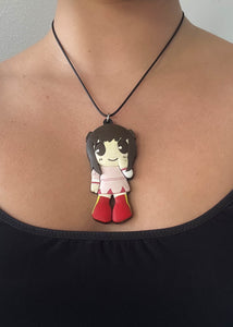 Y2k Cartoon Girl Necklace