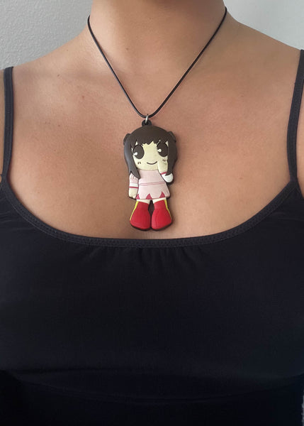 Y2k Cartoon Girl Necklace