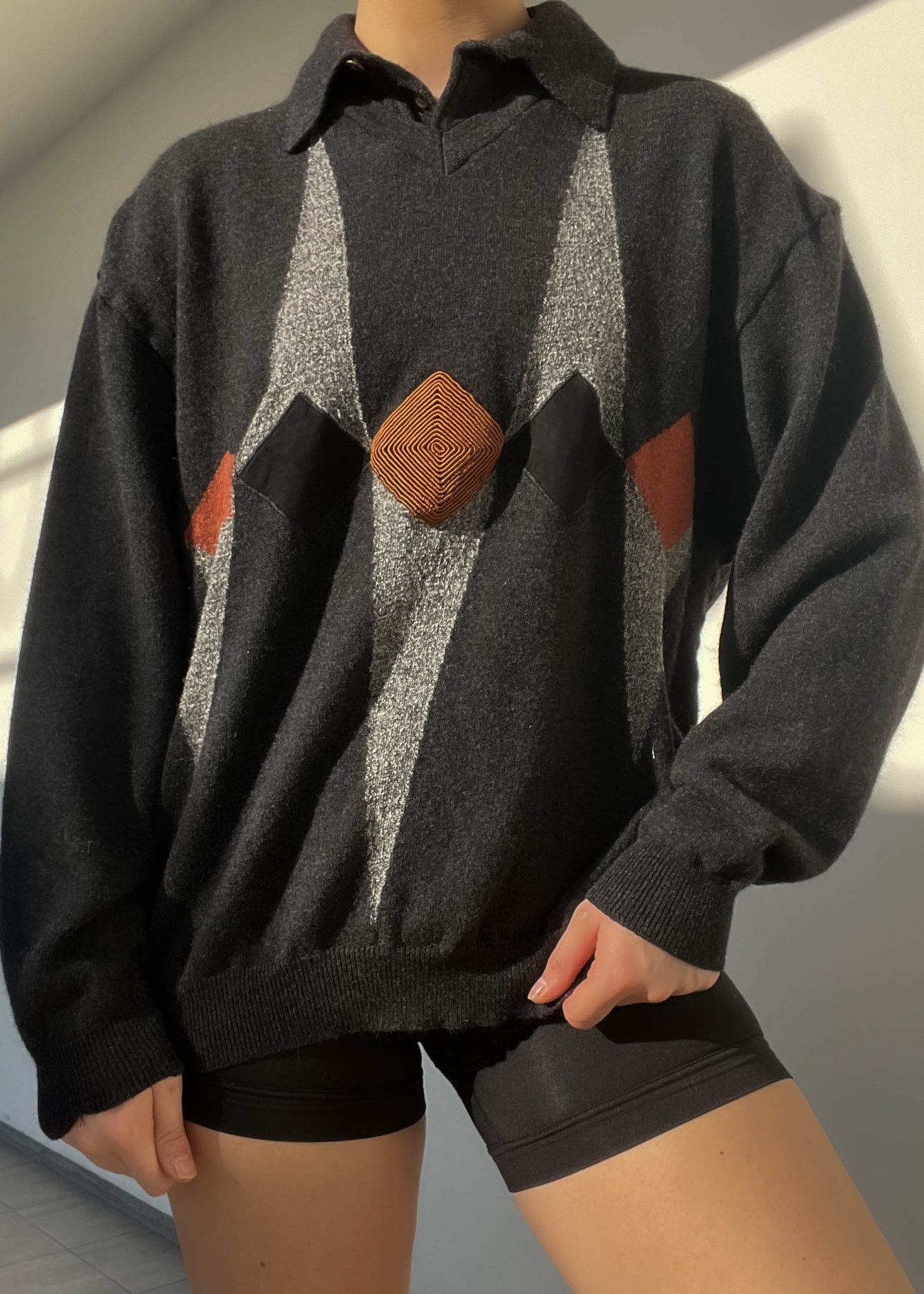 Aaron 80's Knit Polo (M-L)