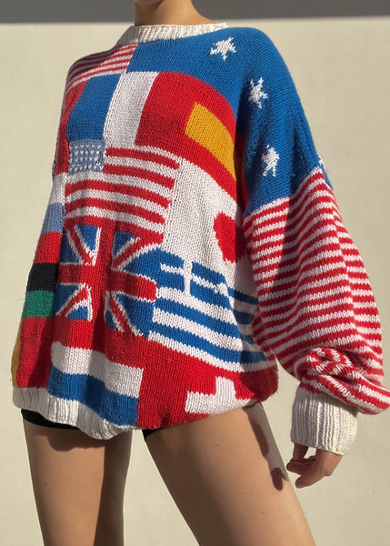80's Unity Flag Sweater (L-XL)